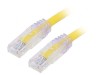 Patch cord U/UTP CAT6A PVC Galben 0.5m