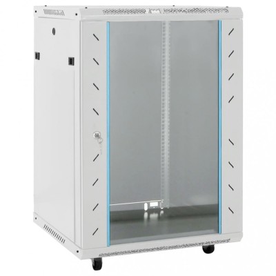 Gossi dulap server, picioare pivotante, 18u, 19&amp;quot; ip20 53x40x80 cm foto