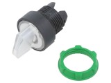 Comutator rotativ 22mm alb LED IP66 proeminent SCHNEIDER ELECTRIC