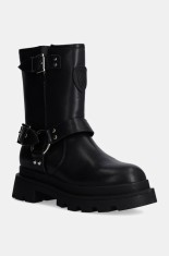 Blauer cizme de piele KIMMEL femei, culoarea negru, cu platforma, F4KIMMEL07.LEP