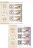 ROMANIA 2018 - ZIUA MARCII POSTALE ROMANESTI Set 5 blocuri nedantelate cu 3 timbre LP2201A MNH**, Posta, Nestampilat