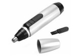 Trimmer electric pentru nas/urechi, alimentare baterii, negru/argintiu, Oem
