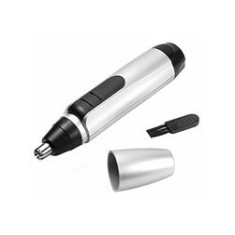 Trimmer electric pentru nas/urechi, alimentare baterii, negru/argintiu