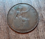 C50 - Moneda foarte veche - Anglia - one penny - 1926, Europa