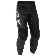 Pantaloni motociclete cross-enduro Fly Racing model F-16 culoare: negru/gri/alb 36 (XXL)