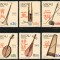 Macau 1986 - Instrumente muzicale, Ameripex, serie neuzata