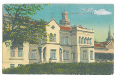 2941 - JIMBOLIA, Timis, Castle, Romania - old postcard - unused - 1924 foto