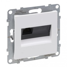 Priza RJ45 UTP CAT6 Legrand Suno alb 721152