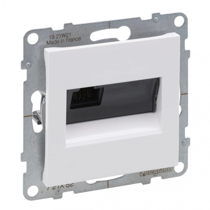 Priza RJ45 UTP CAT6 Legrand Suno alb 721152