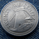 2n - 25 Cents 2000 Barbados, America de Nord
