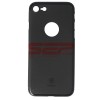 Husa iPhone SE 2022 Baseus Paper Case, TPU, Protectie Slim, Negru