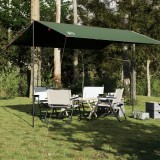 Gossi prelata de camping, verde, 360x294 cm, impermeabila