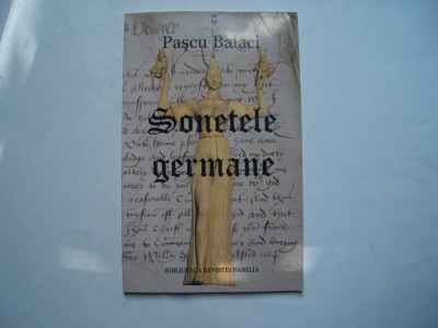 Sonete germane - Pascu Balaci foto