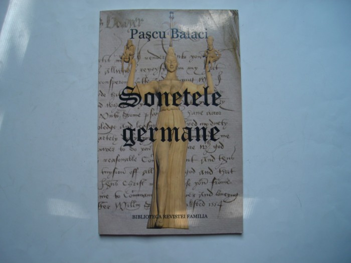Sonete germane - Pascu Balaci