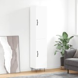 vidaXL Dulap &icirc;nalt, alb, 34,5x34x180 cm, lemn prelucrat
