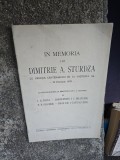 In memoria lui Dimitrie A. Sturdza - I. G. Duca, Constantin I. C. Bratianu, N. N. Filodor, Prof. Dr. I. Cantacuzino