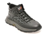 Ghete BITE THE BULLET negre, 66112, din piele naturala