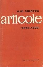 Ilie Cristea - Articole (1923 - 1936) foto