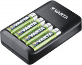 Incarcator Varta USB Quatro cu 4 acumulatori AA R6 2100mAh Ni-MH 1,2V 57652