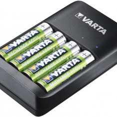 Incarcator Varta USB Quatro cu 4 acumulatori AA R6 2100mAh Ni-MH 1,2V 57652