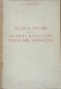 Scurta Privire Asupra Istoriei Revolutiei Mongole - H. Cioibalsan, 1954