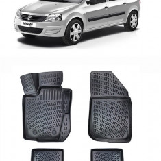 Set Covorase Auto Cauciuc Dedicate Dacia Logan I Mcv (2004-2012)