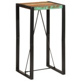 vidaXL Masă de bar, 60x55x110 cm, lemn masiv reciclat 358885