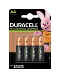 Acumulatori Duracell R6, AAK4 2500mAh 4 buc, preincarcati