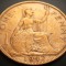 Moneda istorica 1 (One) PENNY - MAREA BRITANIE / ANGLIA, anul 1947 * cod 4109