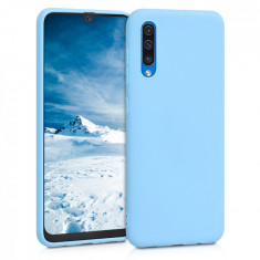 Husa pentru Samsung Galaxy A50, Silicon, Albastru, 48054.161