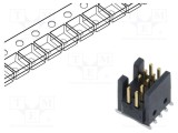 Conector SAMTEC şiruri pini tată 10 PIN 1,27mm gold flash SMT soclu