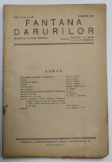 FANTANA DARURILOR , REVISTA DE CULTURA CRESTINA , no.31-35 , 1939 foto