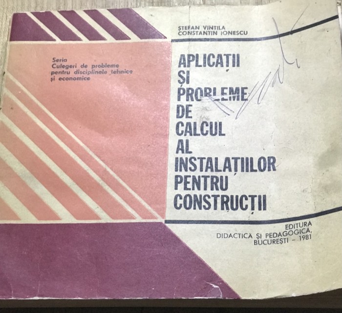 DVP30 Constructii - Calculul instalatiilor pentru constructii