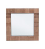 Cumpara ieftin Oglinda perete lemn maro Alfalda 106x5,5x106h