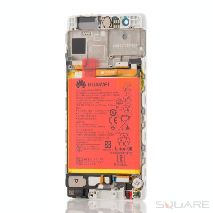 LCD OEM Huawei P9 (2016) EVA-L09, White, OEM