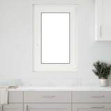 vidaXL Fereastra de subsol &bdquo;RISOR&rdquo; 60x90 cm Rabatabil DIN dreapta alb