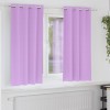 VidaXL Perdele cu perdele 2 pcs Violet Poliester