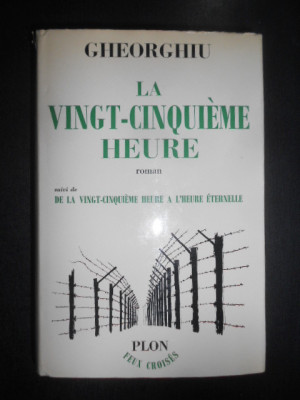 Virgil Gheorghiu - La Vingt-Cinquieme heure autograf Ecaterina Virgil Gheorghiu foto