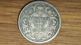 Cumpara ieftin India Britanica - argint 917 - 1/4 quarter rupee 1925 - George V - f frumoasa !, Asia