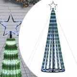 Cumpara ieftin Pom de Craciun LED 275 LED-uri Albastru 180 cm