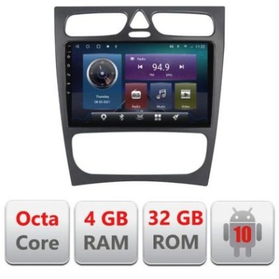 Navigatie Mercedes CLK C W203 C-clk Octa Core cu Android Radio Bluetooth Internet GPS WIFI 4+32GB CarStore Technology foto