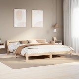 Cumpara ieftin Cadru de pat fără saltea, 200x200 cm, lemn masiv pin