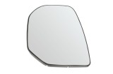 Geam oglinda exterioara cu suport fixare Citroen Berlingo (7), 02.2008-06.2012; Peugeot Partner, 03.2008-06.2012, partea Stanga, sticla convexa, Afte