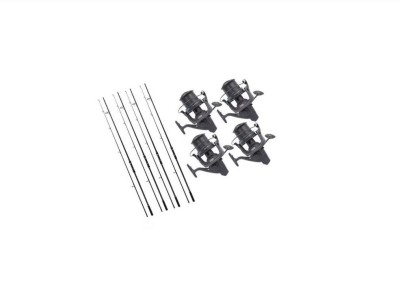 Set 4 Lansete crap Adrena echipate cu 4 Mulinete IE8000 foto