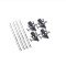 Set 4 Lansete crap Adrena echipate cu 4 Mulinete IE8000