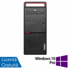 PC Refurbished LENOVO M800 Tower, Intel Core i3-6100 3.70GHz, 16GB DDR4, 480GB SSD, DVD-ROM + Windows 10 Pro foto