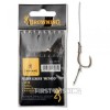 Carlige legate,Barbless, Pin Feeder Leader Method set x 8 buc. Nr. 12 - Browning, Carlige Crap