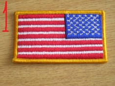 C7 134 - Ecuson tematica nationala - steag - America - piesa de colectie