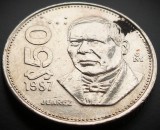Cumpara ieftin Moneda exotica 50 PESOS - MEXIC, anul 1987 * cod 523 - circulata, America Centrala si de Sud