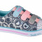 Pantofi pentru adidași Skechers Sparkle Lite Heartsland 314753L-DMLT albastru marin